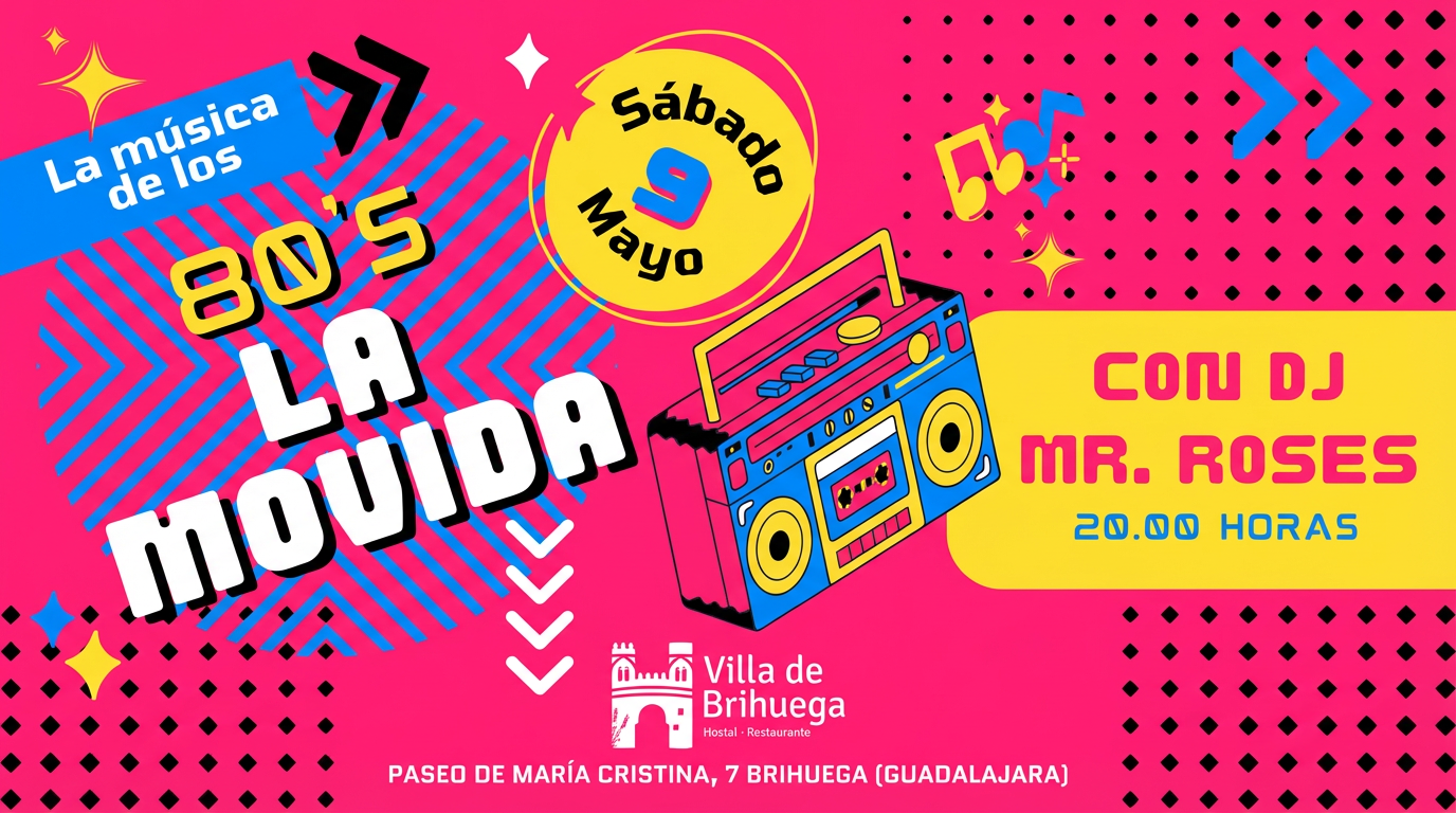 La Movida de los 80 en el Villa de Brihuega